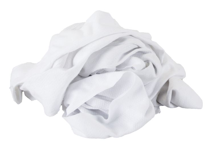 Poetsdoek witte lappen tydo handdoekrol