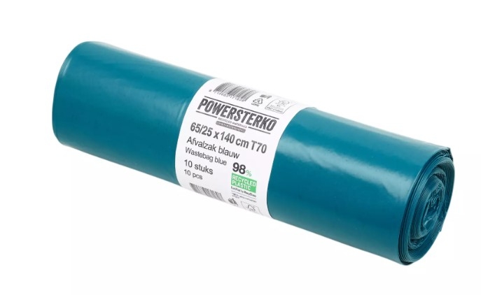 Afvalzak 240L T70 LDPE Blauw – Extra Sterke Containerzak