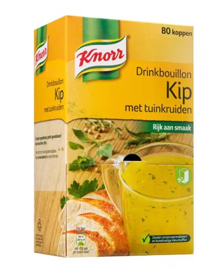 Bouillon kip met tuinkruiden 80 stuks