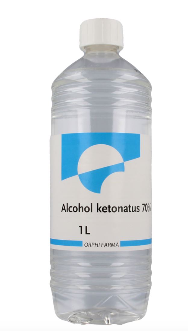 Alcohol, Ethanol Ketonatus 70% ged. 1% MEK 1 L, 33206