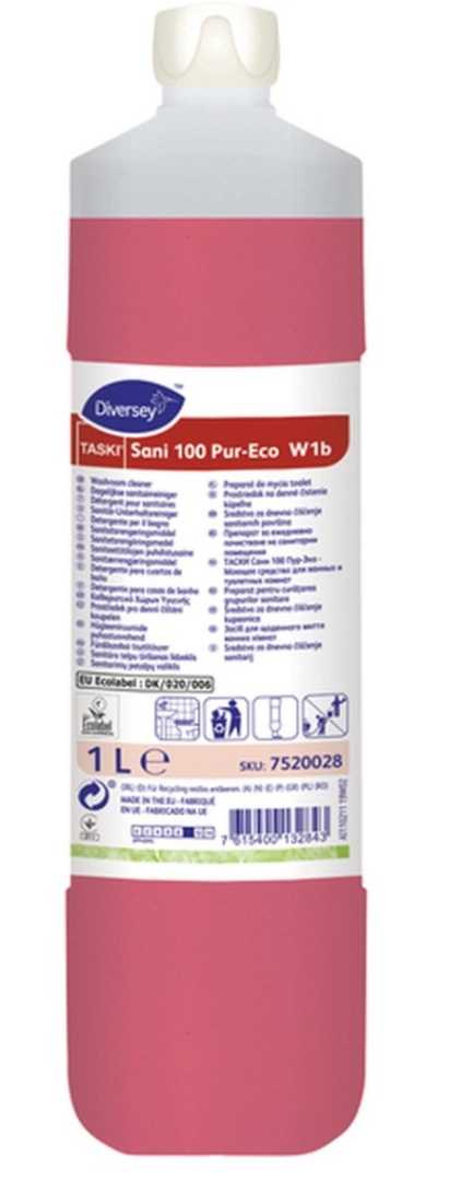 Sanitairreiniger diversey Pur-Eco 1 L, taski saniclean