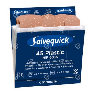 Pleister salvequick plastic 6036