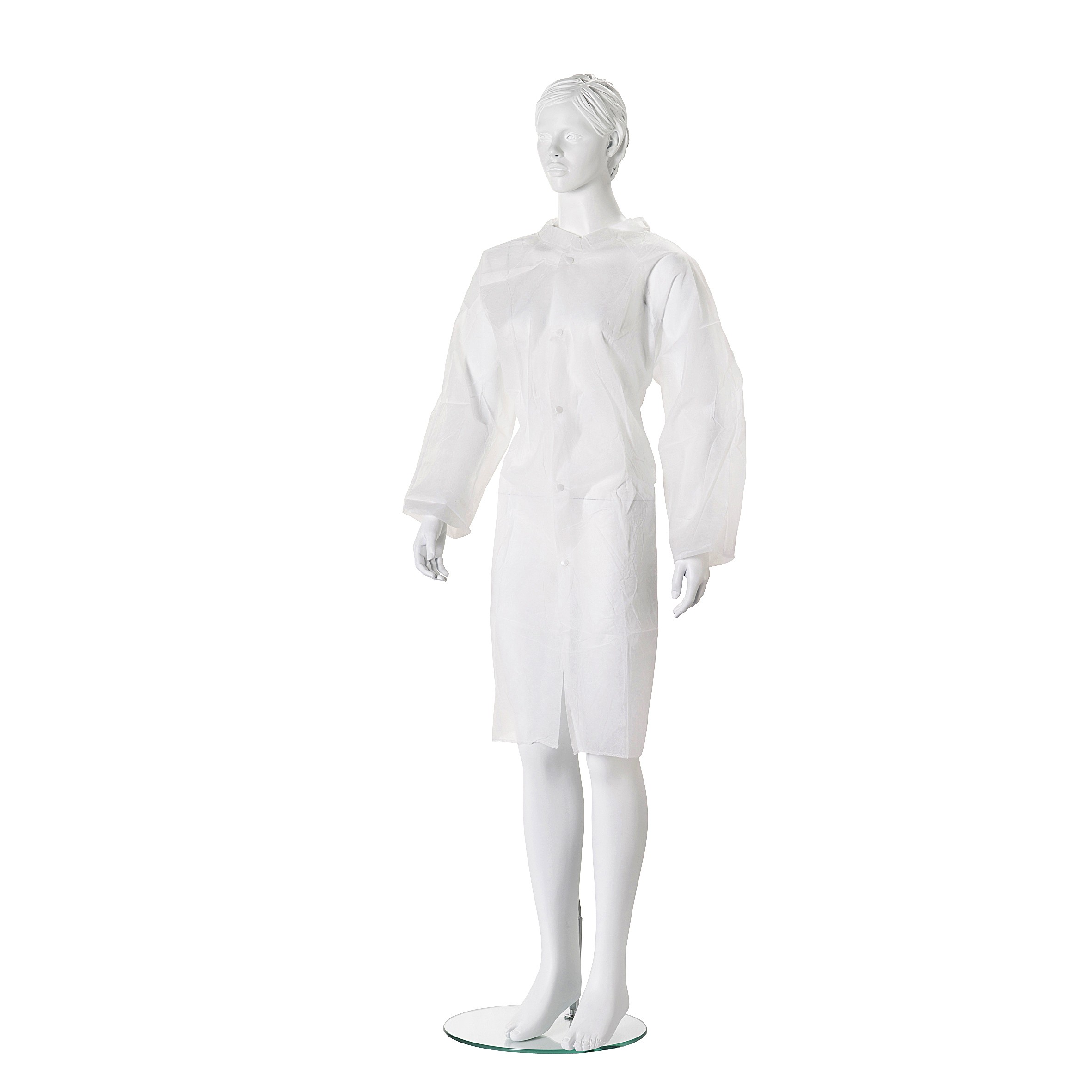 Bezoekersjas, vistor coats met klittenband