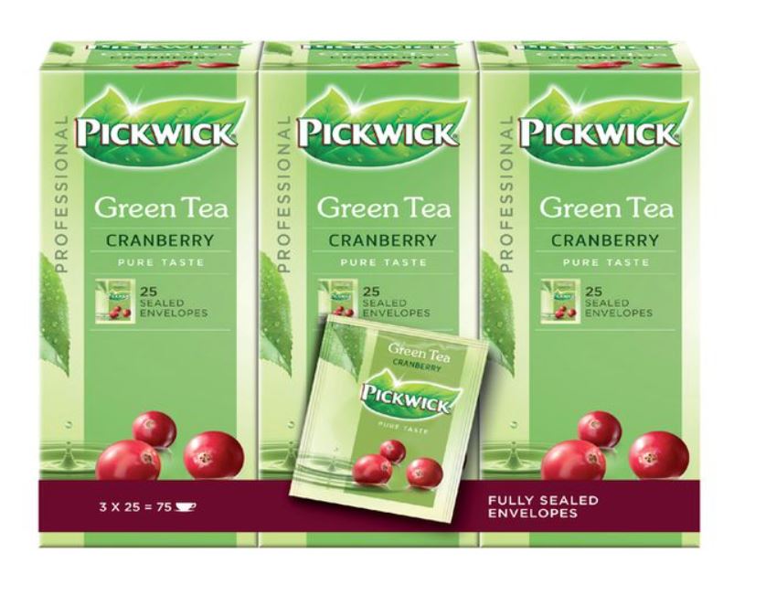 Thee PW pure green cranberry 3 x 25 gr x 1,5 gr