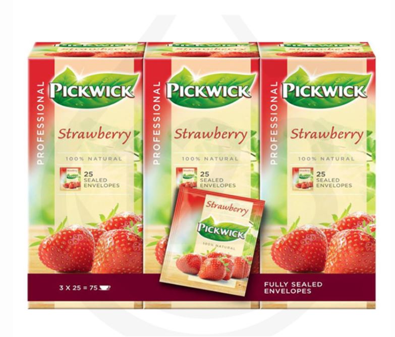 Thee pickwick aardbeien 