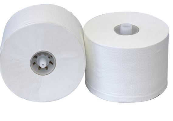 Toiletpapier met dop, 2 laags
