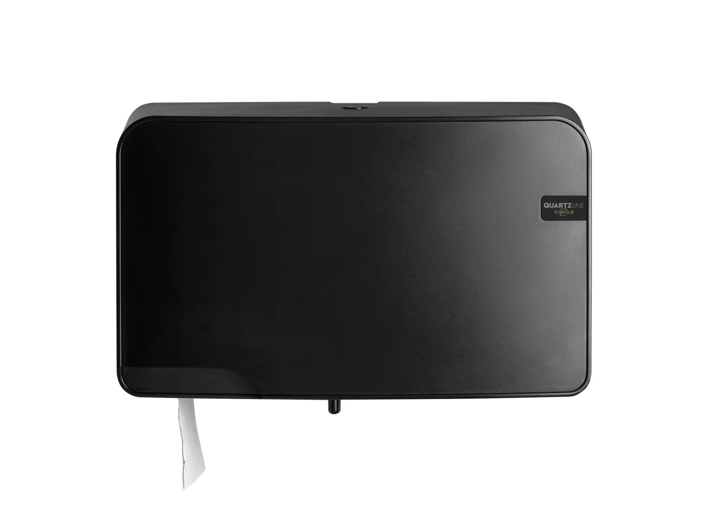 Quartz Line Toiletrolhouder Duo Coreless Horizontaal Zwart
