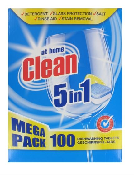 At Home Clean Vaatwastabletten – All in one 90 tabs