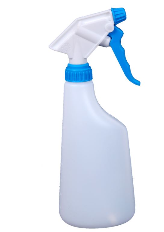 Spraylfes, met spraykop rood/wit, 600ml, navulbaar