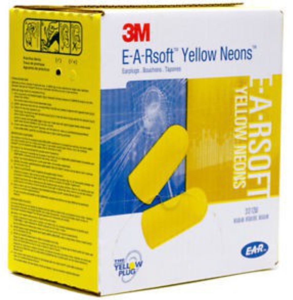 3M Ear Soft yellow NEON