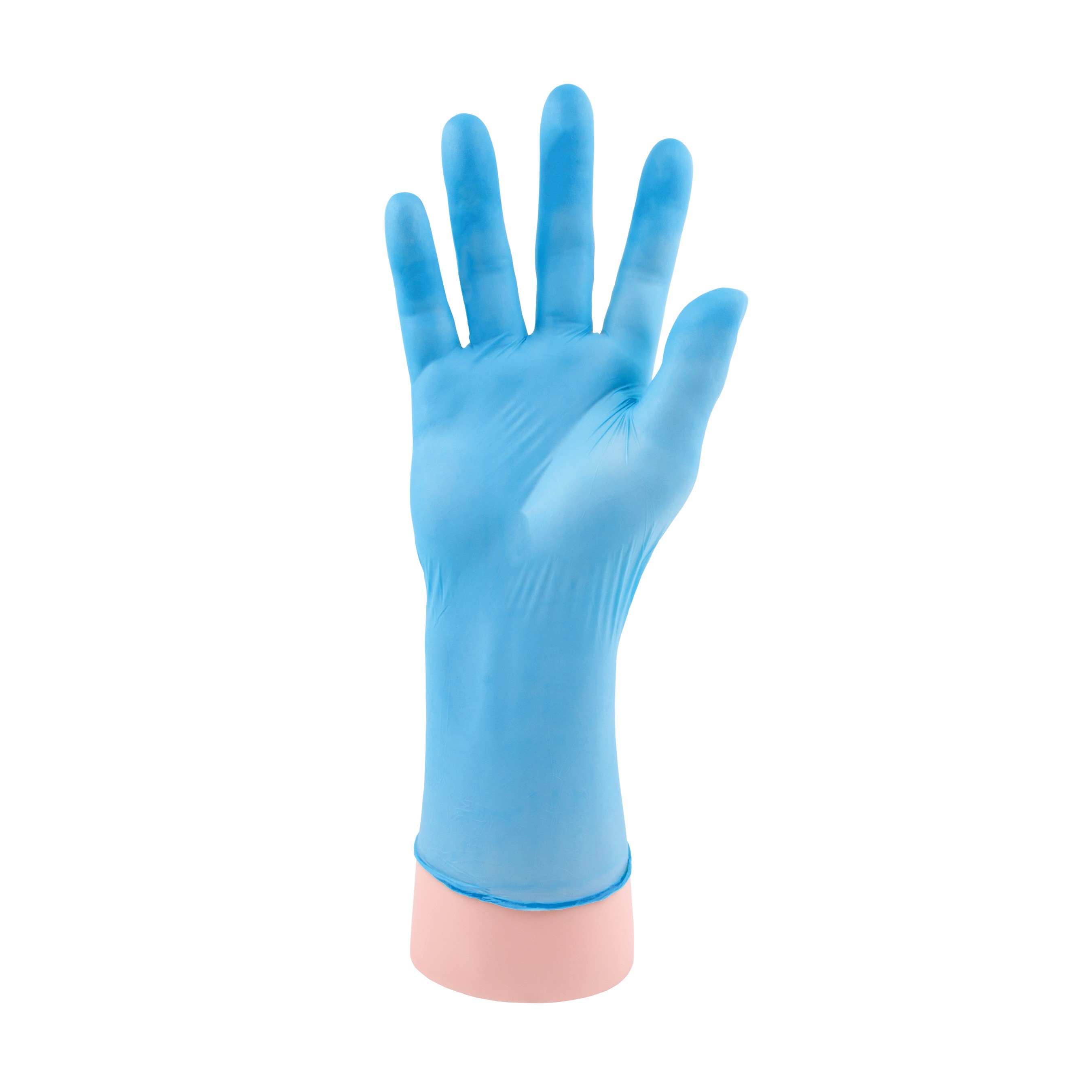 Handschoen disposable Hycare blauw