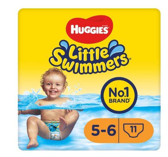 Zwemluiers, little swimmers maat 5-6, pak = 8 x 11 stuks