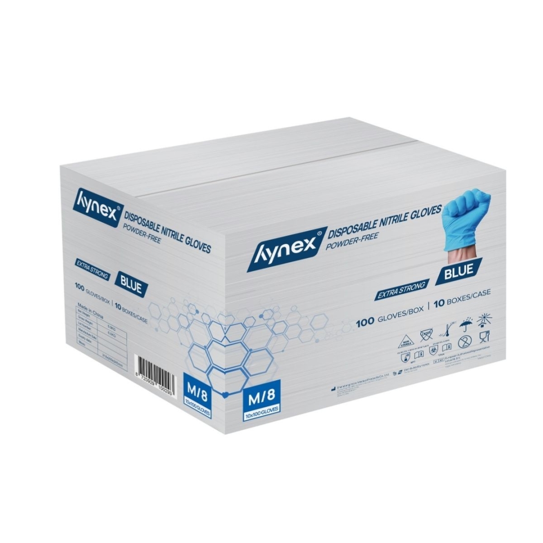 Handschoen disposable high risk nitril heavy