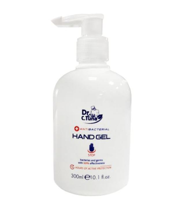 Handgel antibacteriele desinfectie 70% alcohol met pomp 300 ml.