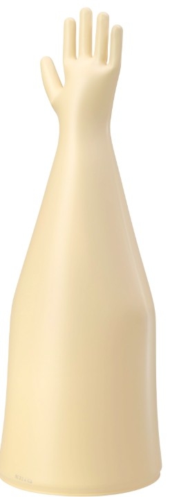 Glovebox gloves CSM, ambidexrous, handsize M length 800 mm, thickness 0,4mm, cuff diameter 203 mm (1 unit) partno 1320048081